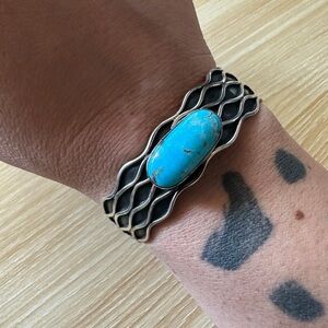 Turquoise and Silver Bracelet